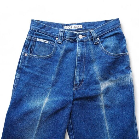 CJ Jeans Vintage 90s Y2K Medium Wash Distressed Carpenter Jeans Men's 32 x 32 - Picture 7 of 14